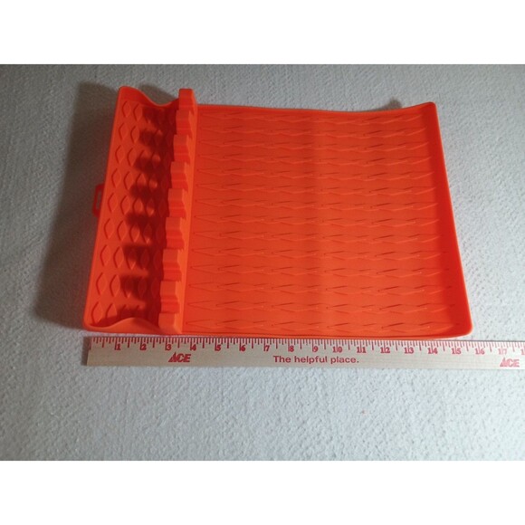 Silicone Griddle Tools Mat – Grill Side Shelf Pad with Drip Tray Heat Resistant - Picture 9 of 11